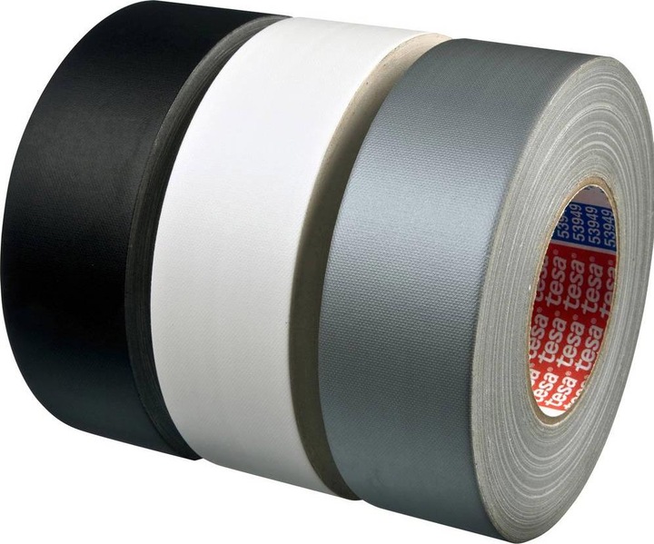 Produktbild tesa Gewebeband matt 80mesh 50:50 silber (50 mm)