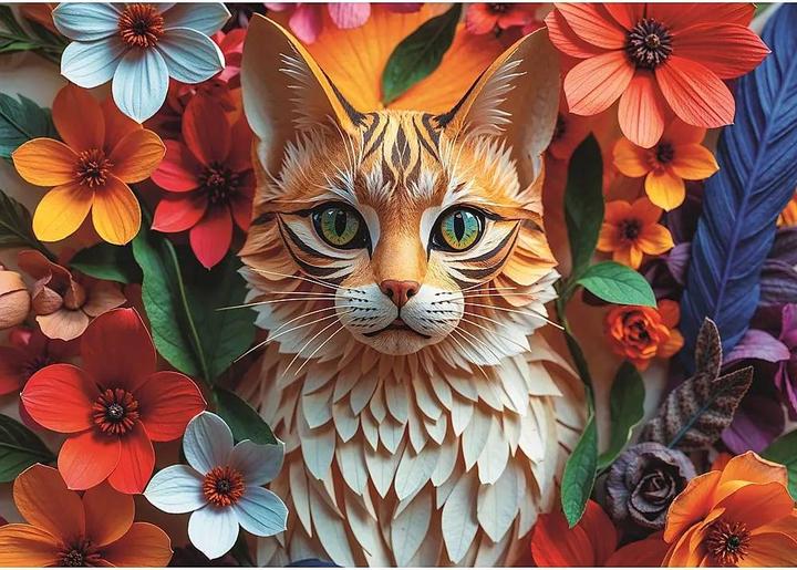 Produktbild Trefl Puzzle Premium Plus 1000 - Jubiläum - Katze (1000 Teile)