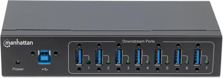 Actual product image Manhattan 7-Port Industrial USB 3.0 Hub (USB-B, 7 ports)