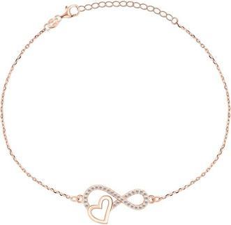 Brilio Silver - Charming gold-plated bracelet with zircons BRC43R