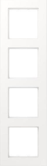 JUNG Telaio A 550 A5584BFWWM 4 pieghe bianco neve