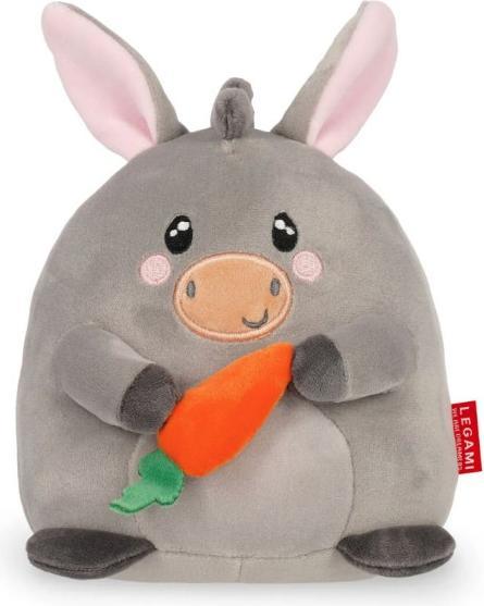 Legami Plush Super Soft Donkey Mini, Plüschtier, Kuscheltier, Stofftier, MSC0012 (15 cm)