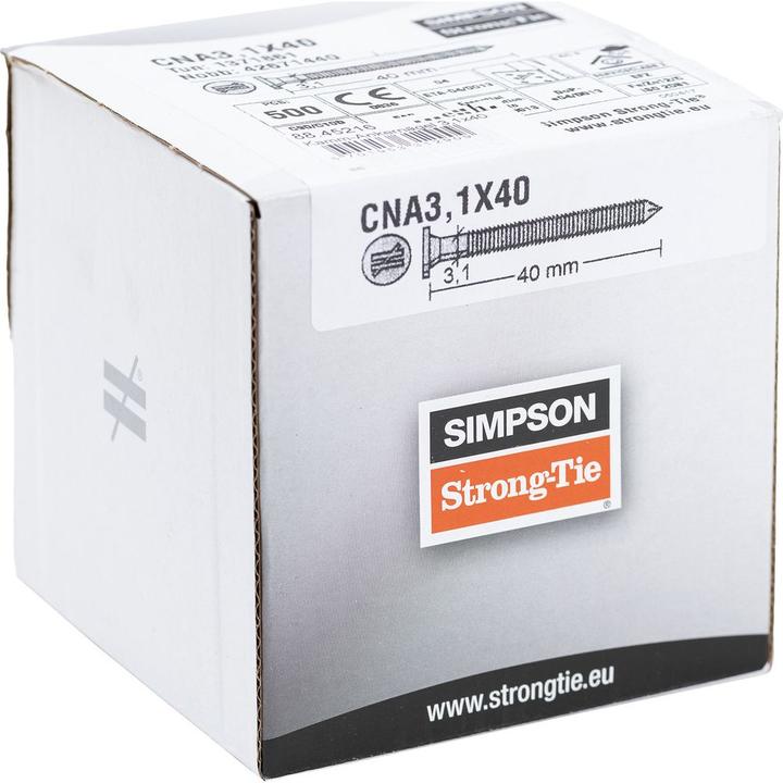 Actual product image Simpson Sst Comb anchor nails 3.1x40 (500 pcs., 40 mm)