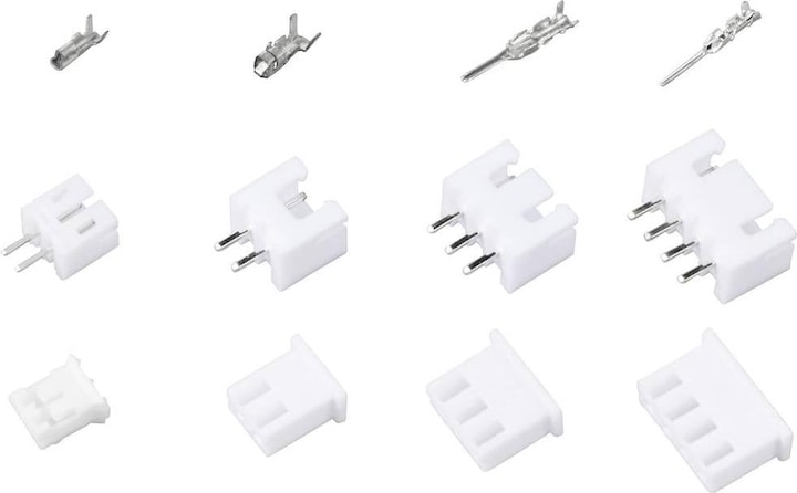 Produktbild Tru Components TC-12249904 Steckverbinder-Set 0.05 mm² 0.34 mm² Weiss 320 St.