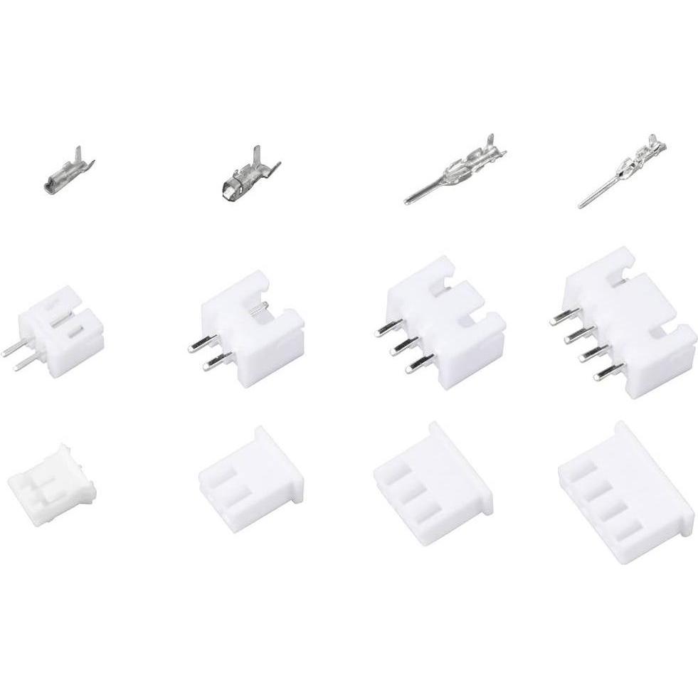 Thumbnail - Tru Components TC-12249904 Steckverbinder-Set 0.05 mm² 0.34 mm² Weiss 320 St., Elektronikkabel + Stecker, Weiss