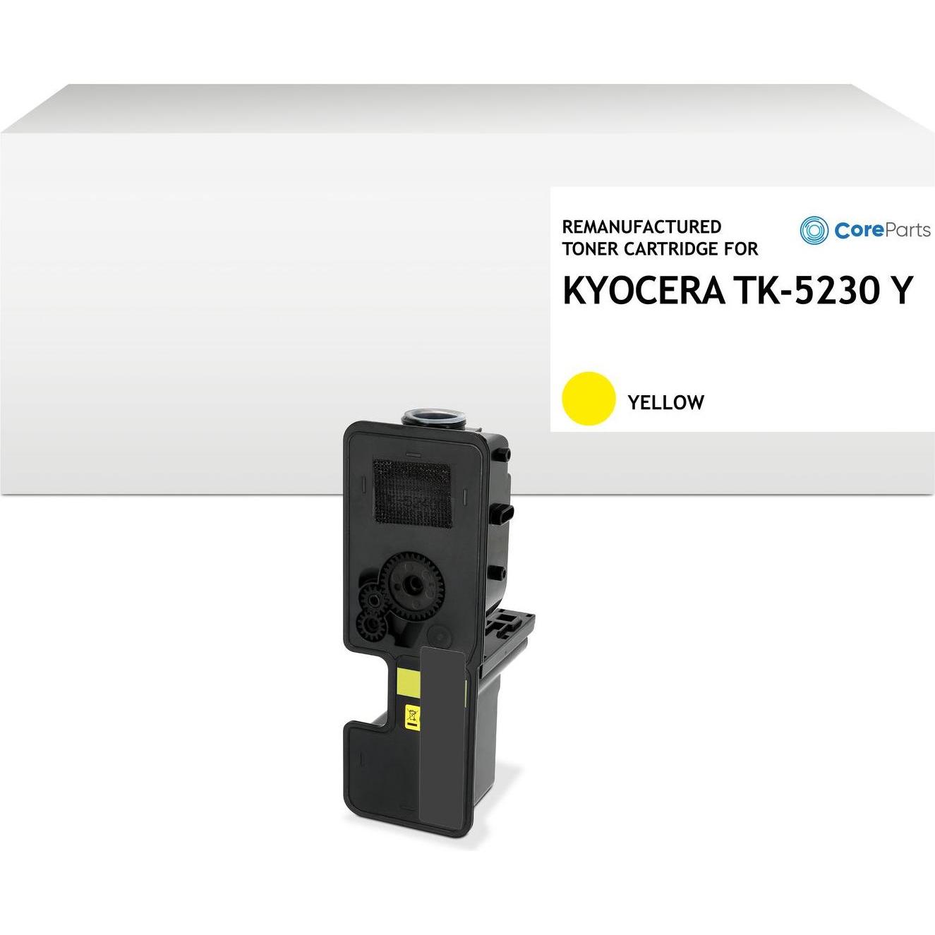 CoreParts, Toner, Lasertoner for Kyocera Yellow
