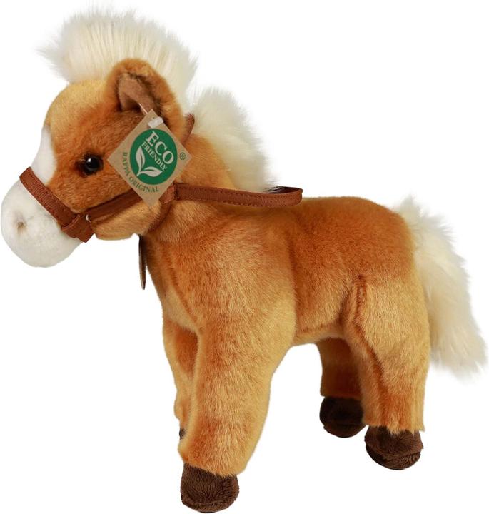Immagine prodotto One for Fun Rappa Braunes Plüschpferd stehend 30 cm / UMWELTFREUNDLICH / ab 0 Monaten (30 cm)