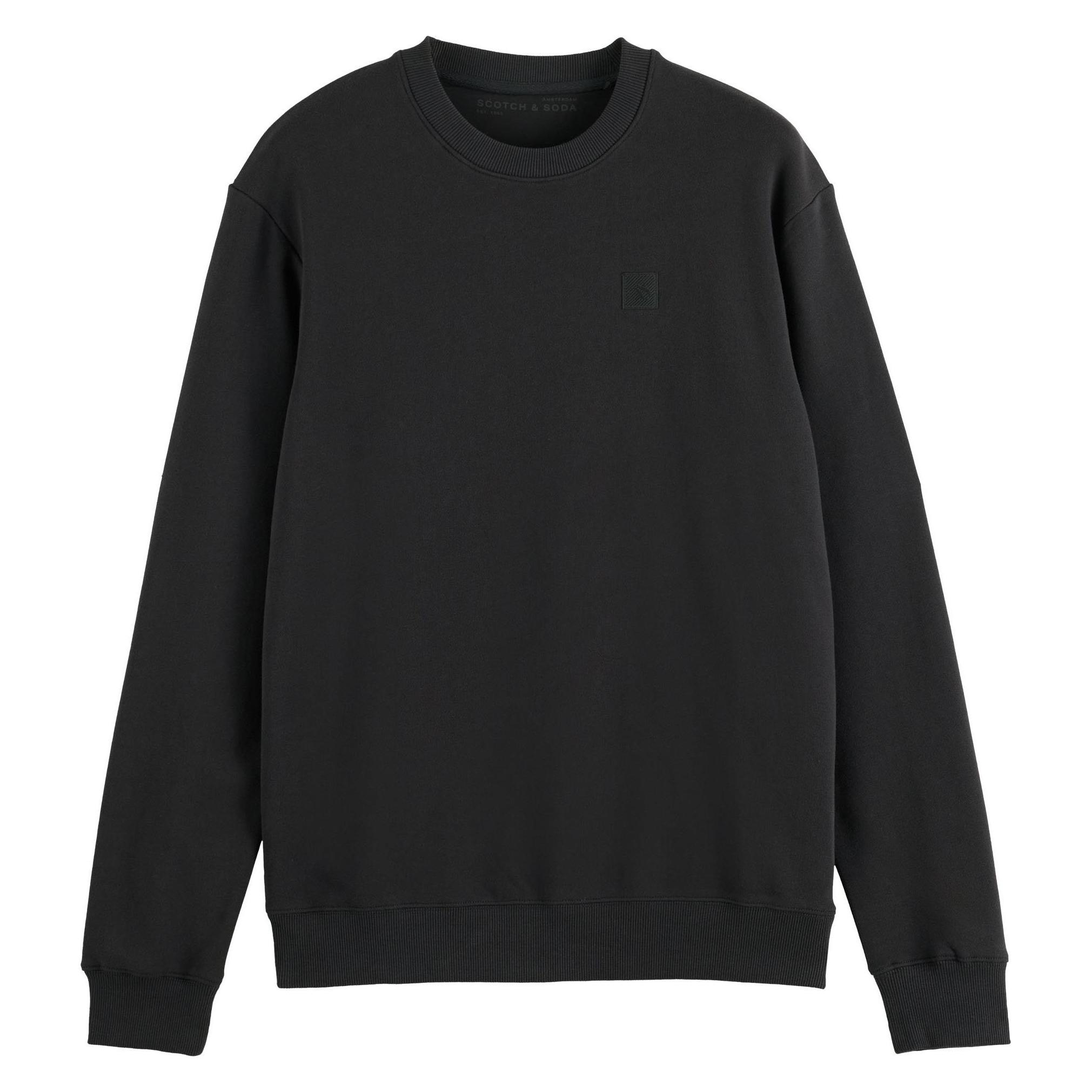 Scotch & Soda, Mannen, Springer, Core Logo Sweatshirt, Zwart, (S)