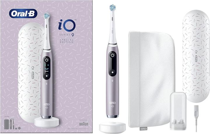 Braun Electric Toothbrush with App Connectivity, Magnetic Charging Travel Case, and Makeup Bag