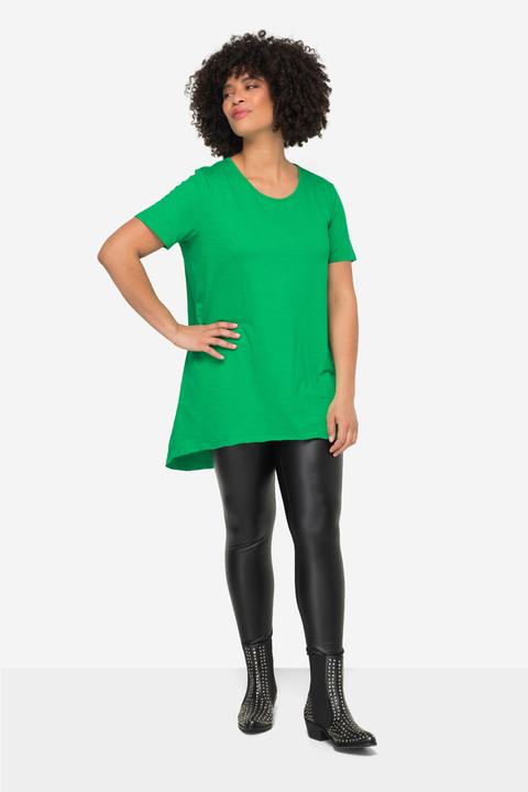 Image du produit Angel of Style T-shirt long à col rond, manches courtes et ourlet arrondi (42)