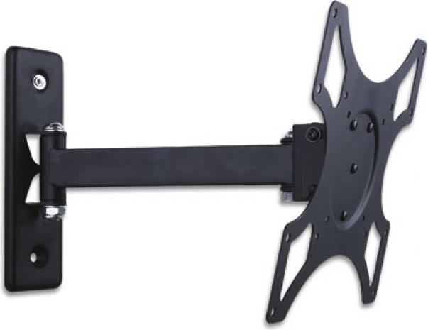 Actual product image Techly Mounting Kit (Wall Plate, VESA Adapter) - For Flat Panel Display - Black - Bil (Wall, 25 kg, 19.02" - 37")