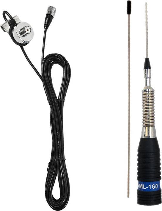 Produktbild PNI CB-Antenne ML160 Länge 145 cm mit Halterung T941 mit Kabel