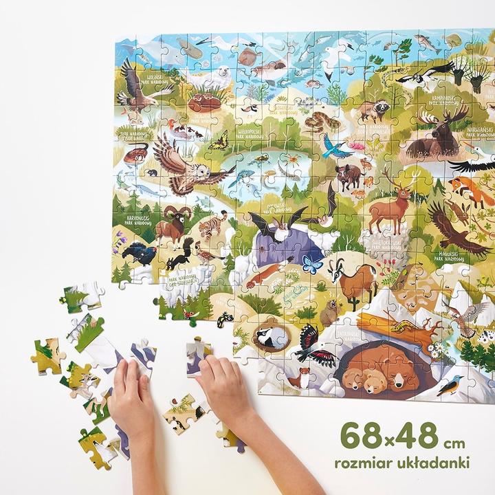 Produktbild Czuczu Puzzle Wildpuzzle - Nationalparks 200 Teile (200 Teile)