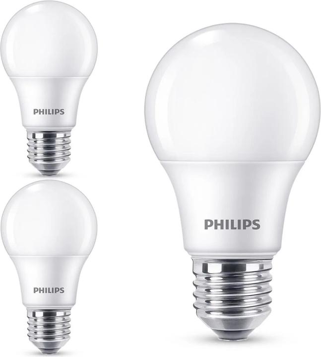 Actual product image Philips LED (E27, 8 W, 806 lm, 3 x, F)