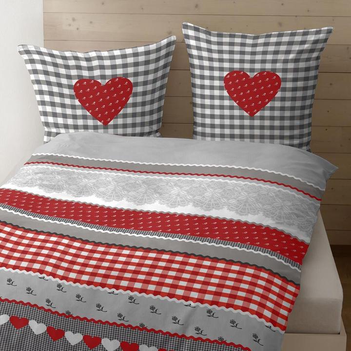 Produktbild Traumschlaf Herz (Duvetbezug, 155x220 cm + 80x80 cm)