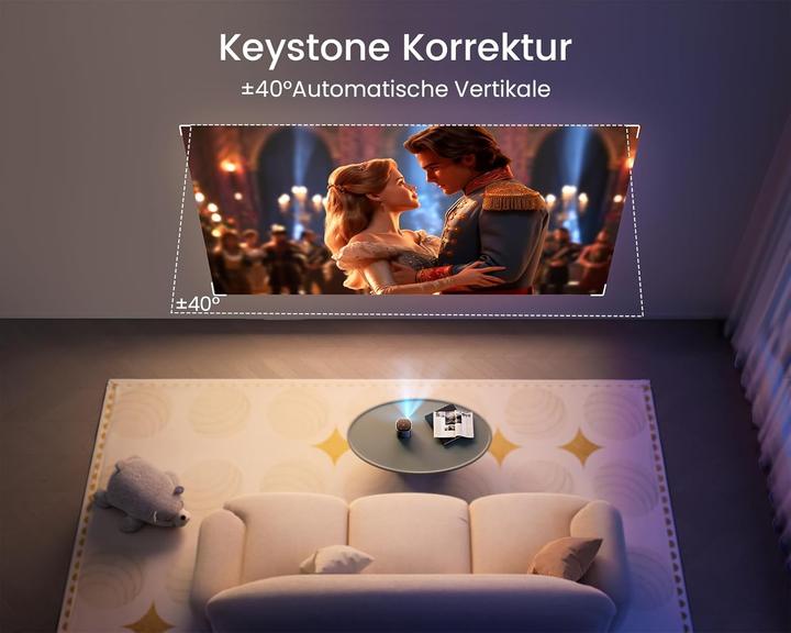 Actual product image WiMiUS Q2 Mini Beamer