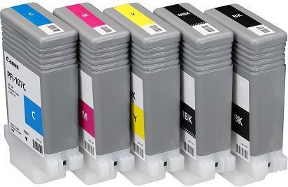Actual product image Canon Pfi-107bk (FC)