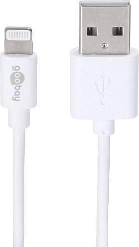 Produktbild Goobay Lightning USB Lade- und Synchronisationskabel (1 m, USB 2.0, 5 W)