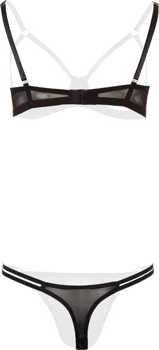 Productafbeelding Christine Le Duc Offenes BHSet Sanna Schwarz (L, XL)