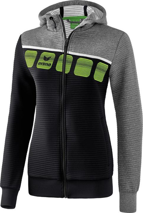 Produktbild Erima 5-C Trainingsjacke Mit Kapuze Damen (40)
