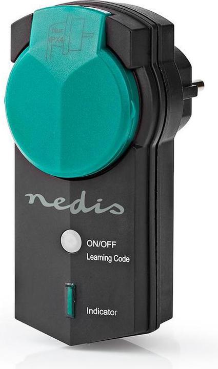 Productafbeelding Nedis RF Stekker Buiten IP44 AAN/UIT RF Mesh Bereik Verlenging Schuko Type F 3680 W Groen/S