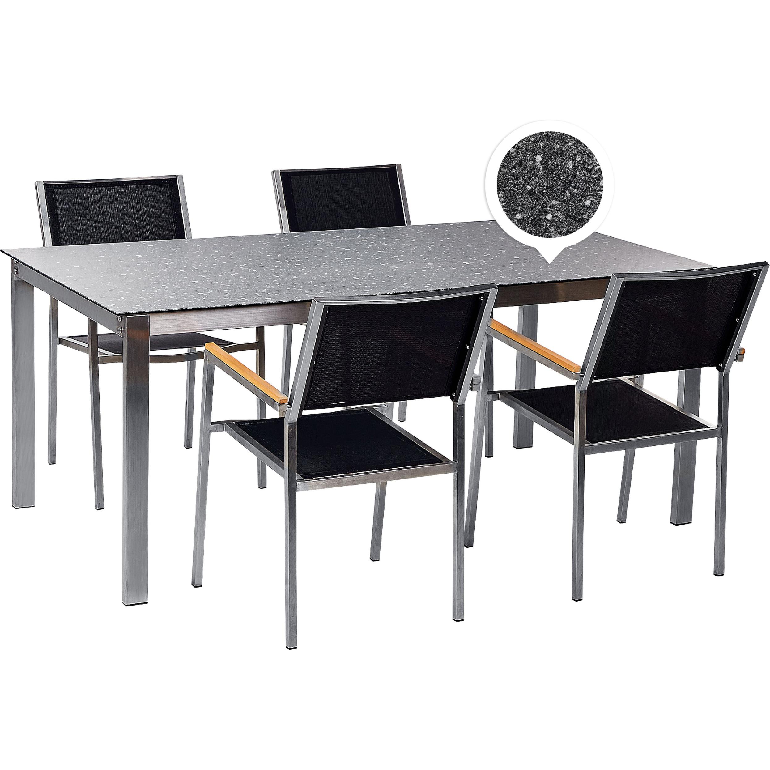 Beliani, Gartentisch + Balkontisch, Cosoleto/Grosseto (180 cm)