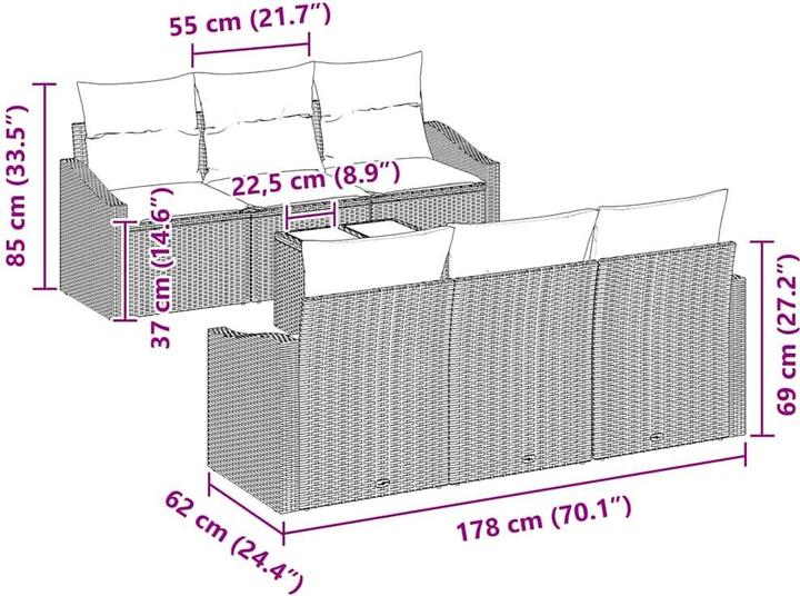 Produktbild vidaXL Colin