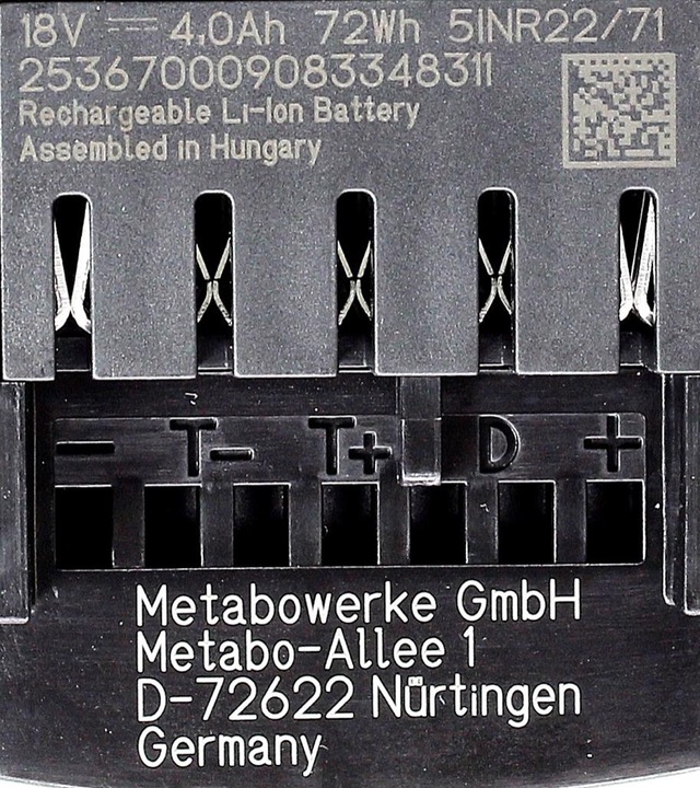 Produktbild Metabo Akkupack LiHD (18 V)