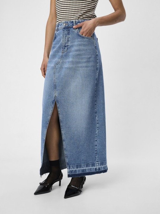 Actual product image Object High Waist Denim Skirt (L)