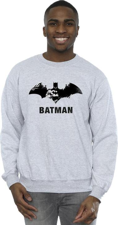 Produktbild Batman Schwarz Stare Logo Baumwolle Sweatshirt (4XL)