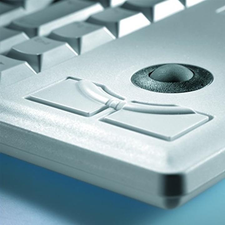 Produktbild CHERRY Compact-Keyboard mit Trackball (DE, Kabelgebunden)