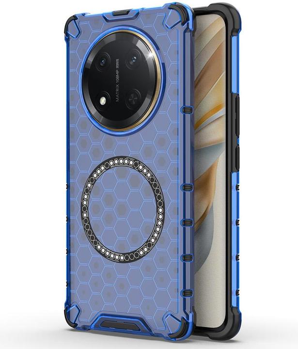 Actual product image Techsuit - HoneyComb Shield MagSafe - Honor Magic7 Lite / X9c - Blue (Honor Magic7 Lite, Honor X9c)