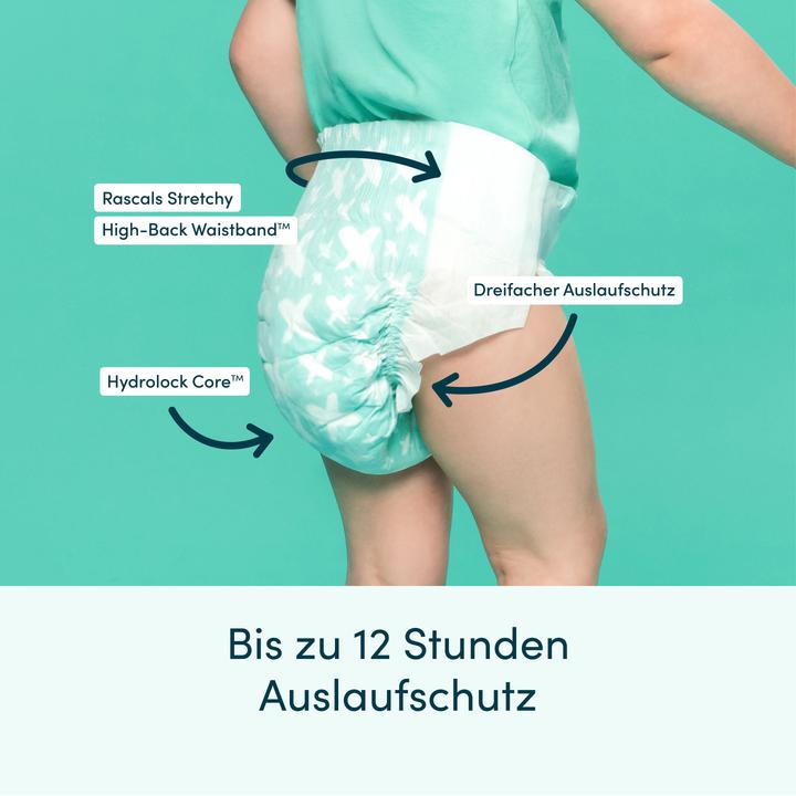 Actual product image Rascals Premium-Windeln (Size 4, Monthly box, 148 pcs.)