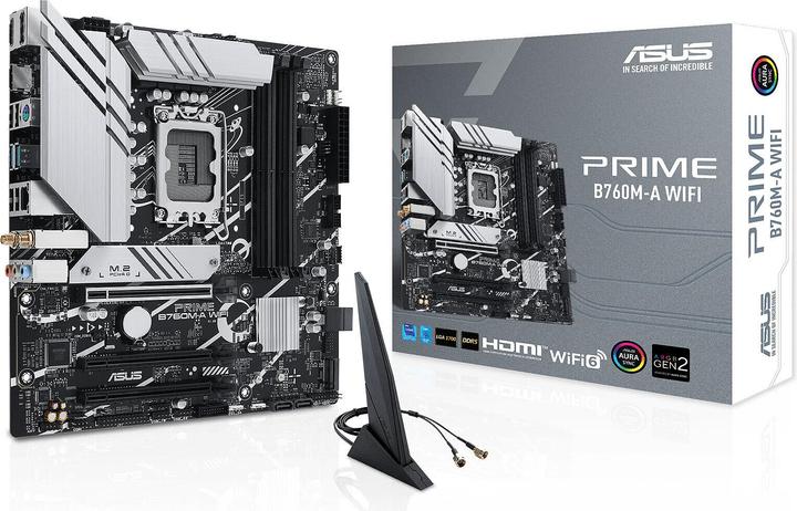 Produktbild ASUS PRIME B760M-A WIFI (LGA 1700, Intel B760, mATX)