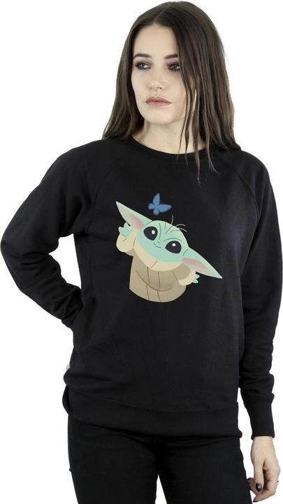 Immagine prodotto Star Wars The Mandalorian Butterfly Catching Felpa Donna (XL)
