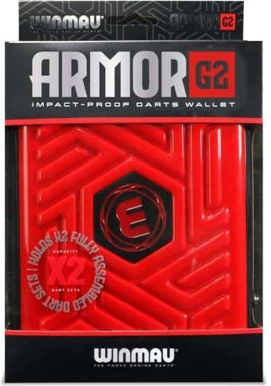 Image du produit Winmau Étui à fléchettes Armor G2 Rouge