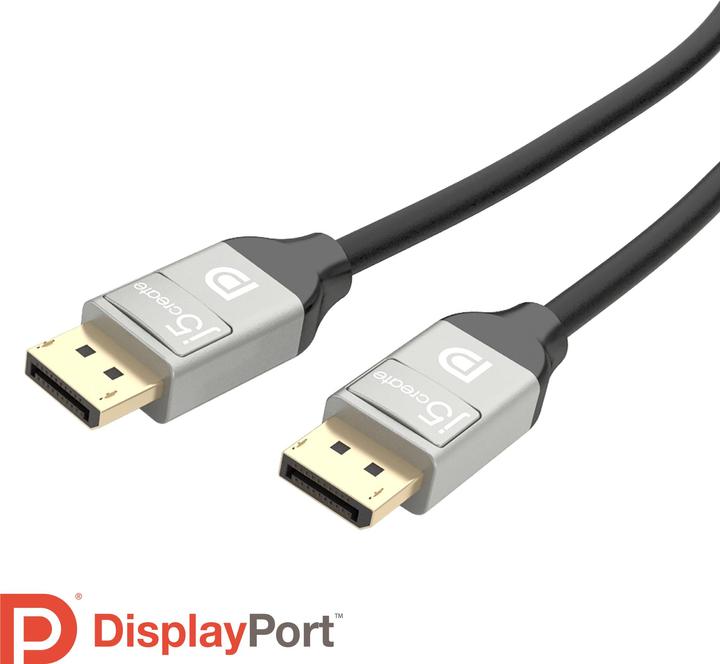 Produktbild j5Create 4k Displayport Cable (1.80 m, DisplayPort, 1.4)