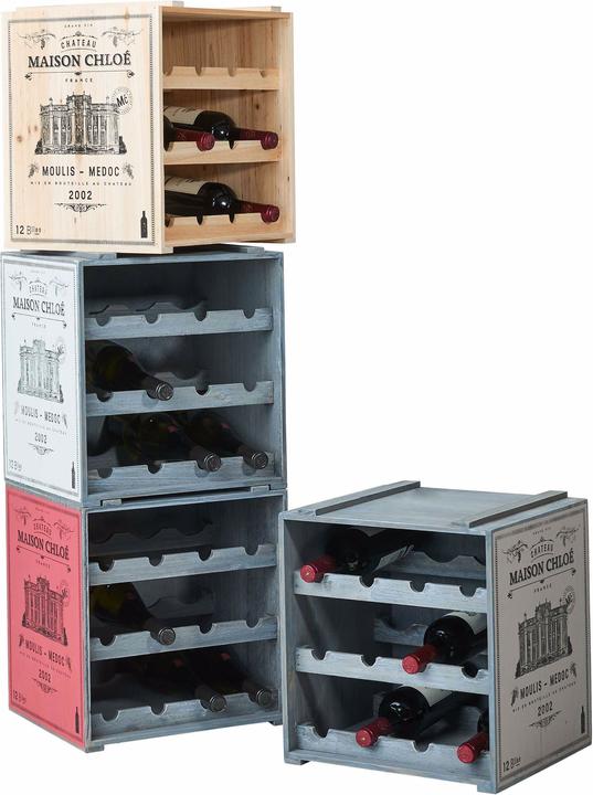 Produktbild home24 Vinothek (36 x 32 x 39 cm, 12 Fl.)