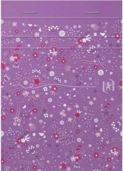 Actual product image Oxford Shape Floral (A6, Lined, Soft cover)