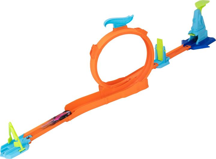 Actual product image Hot Wheels Stunt Track Loop Flag Finish