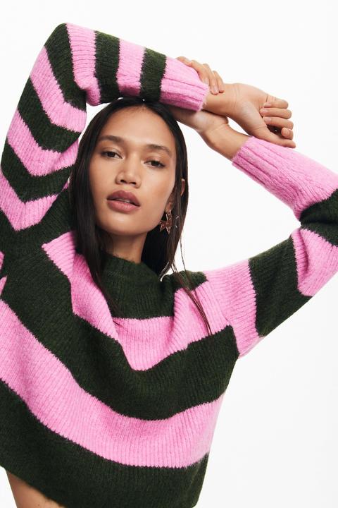 Produktbild Desigual Flachgestrickter Pullover mit dicker Maschenweite (XL)