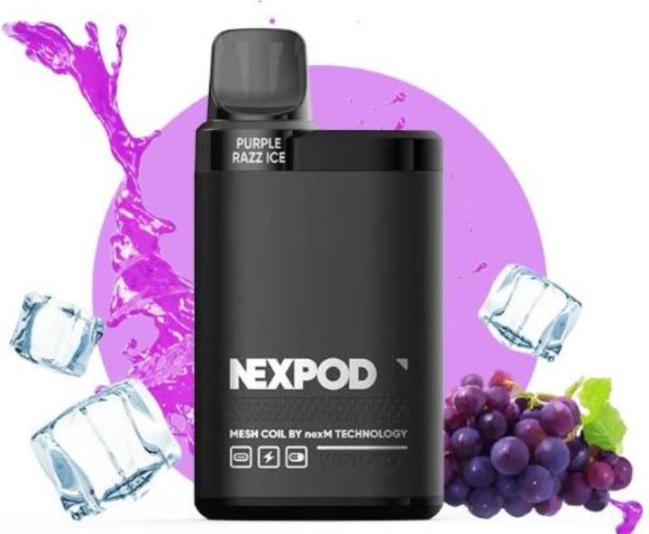 Immagine prodotto Wotofo Nexpod Ersatzpod 7000 - Purple Razz Ice (Grappolo d'uva, Fragola, Mirtillo)