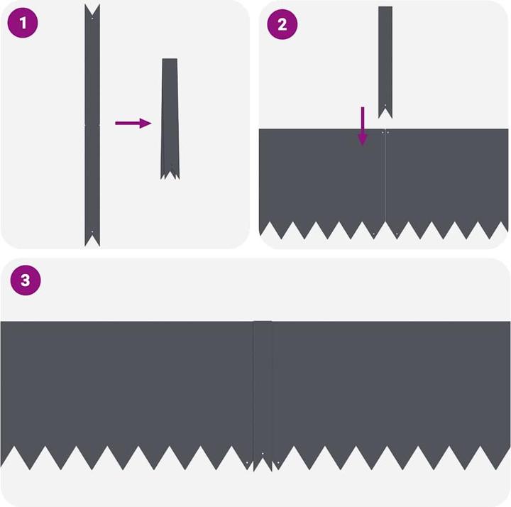 Produktbild vidaXL Gartenumrandung (100 cm)
