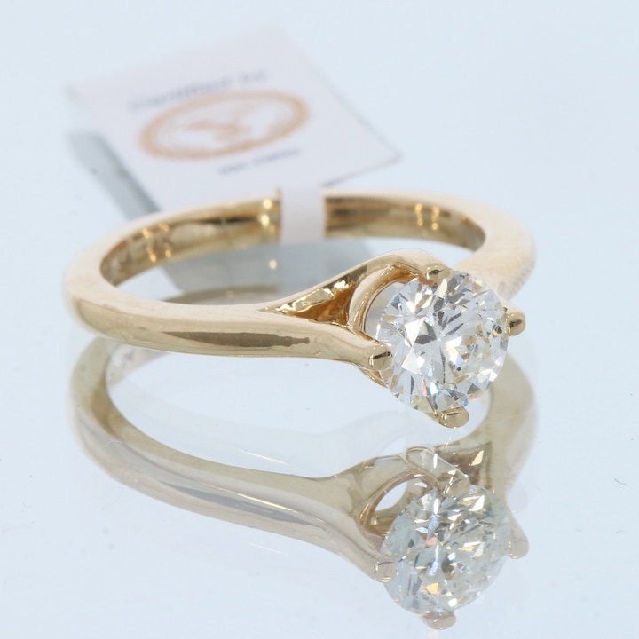 Actual product image Xen Vision Ring with Lab Grown Diamond 1.00 ct. 585 yellow gold (52)