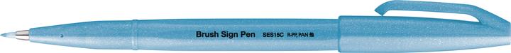 Produktbild Pentel Brush Sign Pen (Fluo hellblau, 1 x)