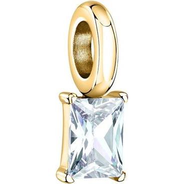 Morellato, Kettenanhänger, Gold Plated Pendant with Clear Zircon Drops SCZ1293