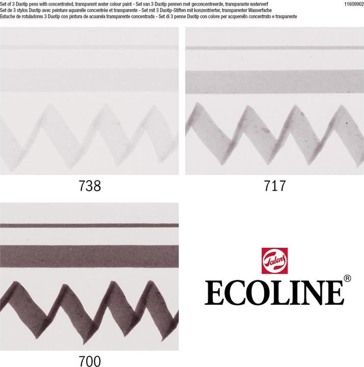 Produktbild Talens ECOLINE DUOTIP - Farbstifte Set (Mehrfarbig, 3 x)