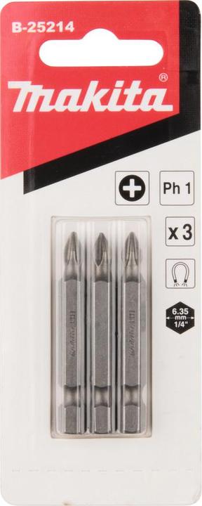 Actual product image Makita PH Bit 1x50mm 3pcs