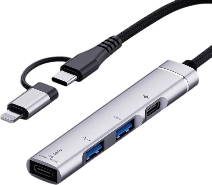 Produktbild PowerGuard 6-in-1 OTG Adapter (Lightning, USB Typ C)