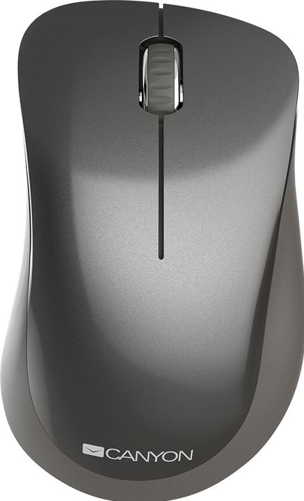 Actual product image Canyon MW-911 Wireless Optical Mouse, 3 Buttons, Pixart 3065 Optical Sensor, Dark Gray (Wireless)